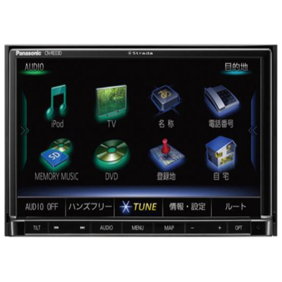 新品SALEパナソニック/Panasonic ストラーダ メモリーナビ CN-AS300D ETC EP-9U47 付属 地図データ2014年版 メモリーナビ